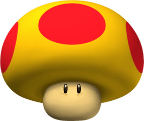 Super Mario Mega Mushroom Png Image Kart Wii - Mega Mushroom Png