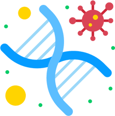 Dna Genetics Genomic Strand Virus - Dot Png