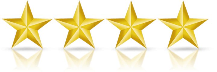 4 - 5 Star Review Transparent Png