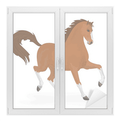 Horse Running Window U0026 Glass Sticker U2022 Pixers - We Live To Change Horse Texture Seamless Png