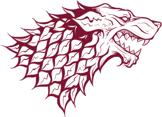 Stark Wolf Icon Of Doodle Style - Stark House Logo Png