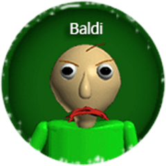 Died By Baldi - Baldi Badge Roblox Png