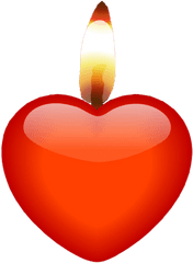 Candles You Love - Png Candle Heart Png