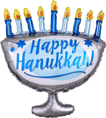 Happy Hanukkah Menorah Large 29 Png