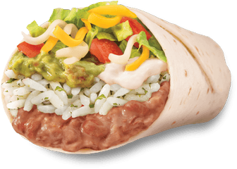 The Greatest Items Ever Served - Layer Burrito Taco Bell Menu Png