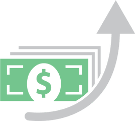 Download Increase Revenue Png - Transparent Cash Flow Icon