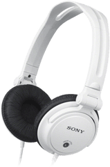 Sony Mdr - V150 Dj Monitoring Headphones With Reversible Earcups White Mdr V150 Png