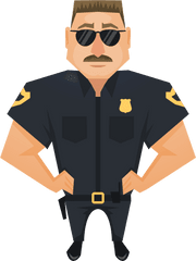 Handsome Download Hd Png Clipart - Police Clip Art Png