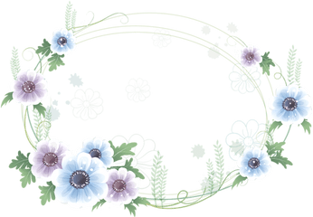 Amarna Artesanato E Imagens Arcos De Flores Em Png - Oval Flower Frame Png