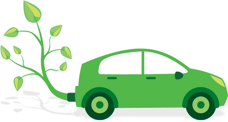 Library Of Car Emission Vector - Green Energy Car Png