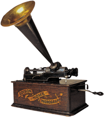 The Phonograph Sound Record - Alexander Graham Bell Phonograph Png