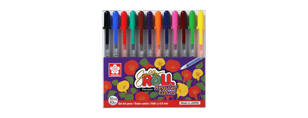 Gelly Roll Fine Color - Gelly Roll Regular Colors Png