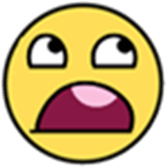 Sad Epic Face - Roblox Excited Emoji Gif Png