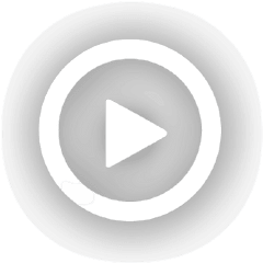 Overlay Png White Video Play Button - Dot