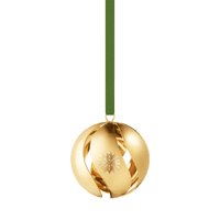 Christmas Gold Bauble Download HD - Free PNG