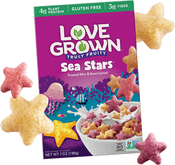 Love Grown Home - Sea Stars Cereal Png