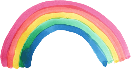 5 Watercolor Rainbow Transparent - Watercolor Rainbow Png