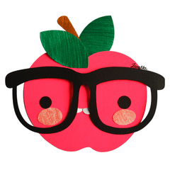 Nerdy Fruits - Nerd Kawaii Png