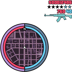 Download Andreas San Lost Area Auto Iv Hq Png Image Freepngimg - Gta Vice City Mini Map