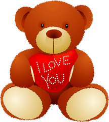 I Love You Teddy Bear Png Picture - Love Teddy Bear Png