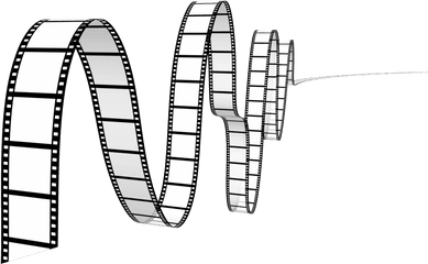 Film Reel Movie Projector Cinema - Filmstrip Png Download Movie Film Strip