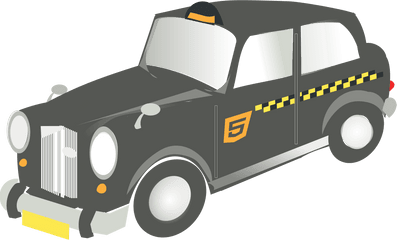 Draw Taxi - British Taxi Png Drawing