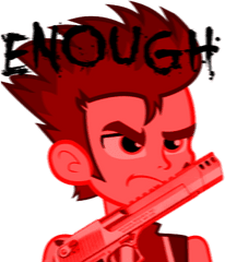 Angry Equestria Girls Flash Sentry Gun Handgun - Flash Cartoon Png