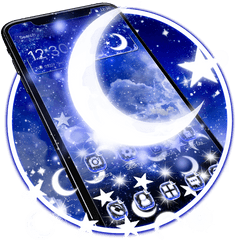 Blue Moon Lightning Star Gravity Theme Apk 114 - Download Celestial Event Png