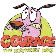 Courage The Cowardly Dog Colorful - Courage The Cowardly Dog Drawing Png