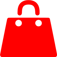 Red Shopping Bag Icon - Red Shopping Bag Icon Png