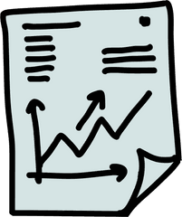 Download Graph Report Icon - Full Size Png Image Pngkit Cartoon Paper No Background