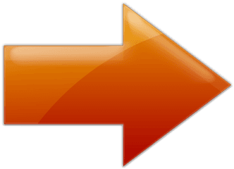 Orange Right Arrow Icon - Graphic Design Png