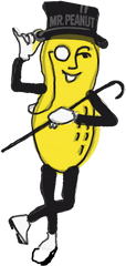 Mr Peanut Transparent Clipart - Mr Peanut Logo Png