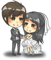 Chibi Couple Anime Free Download PNG HD