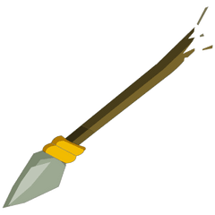 Download Broken Spear - Spear Cartoon Png