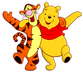 Cartoon Dora Transparent Png - Tigger And Winnie The Pooh