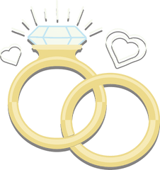 Download Diamond Rings Sparkling Euclidean Vector Wedding - Paochueh Temple Png