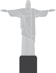 Download Like Jesus Redeemer The Icon - Christ The Redeemer Silhouette Png