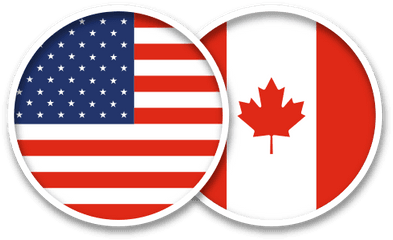 Buy Chameleon Pens From Art - Us Canada Flag Icon Png