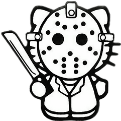 Hk Hellokitty Scarykitty Halloween - Printable Hello Kitty Coloring Pages Png