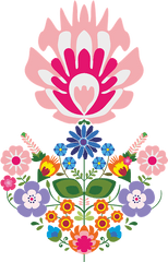 Flower Illustration Ornament - Flower Illustration Abstract Png