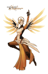 Overwatch Mercy Png - Art Mercy Overwatch Render