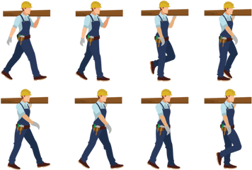 Teen Boy Walking Cycle Vector - Download Free Vectors Man Walk Cycle Png