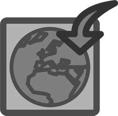 Grey Icon Of Internet Browser Free Image Download - Portable Network Graphics Png