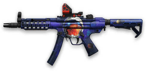 Galaxy Quartet - Warface Mp5a5 Custom Png