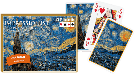 Van Goghs Starry Night - Van Gogh Playing Cards Png