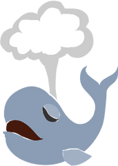 Cartoon Whale Clipart Free Download Transparent Png - Milk