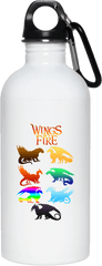 Wings Of Fire Tribes 23663 20 Oz Stainless Steel Water Bottle - Mug Png