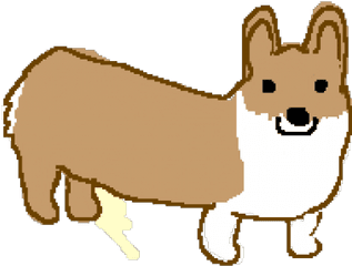 Corgi Clipart Easy Draw - Animal Figure Png