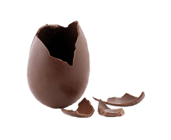 Broken Easter Egg Chocolate Free Download Image - Free PNG